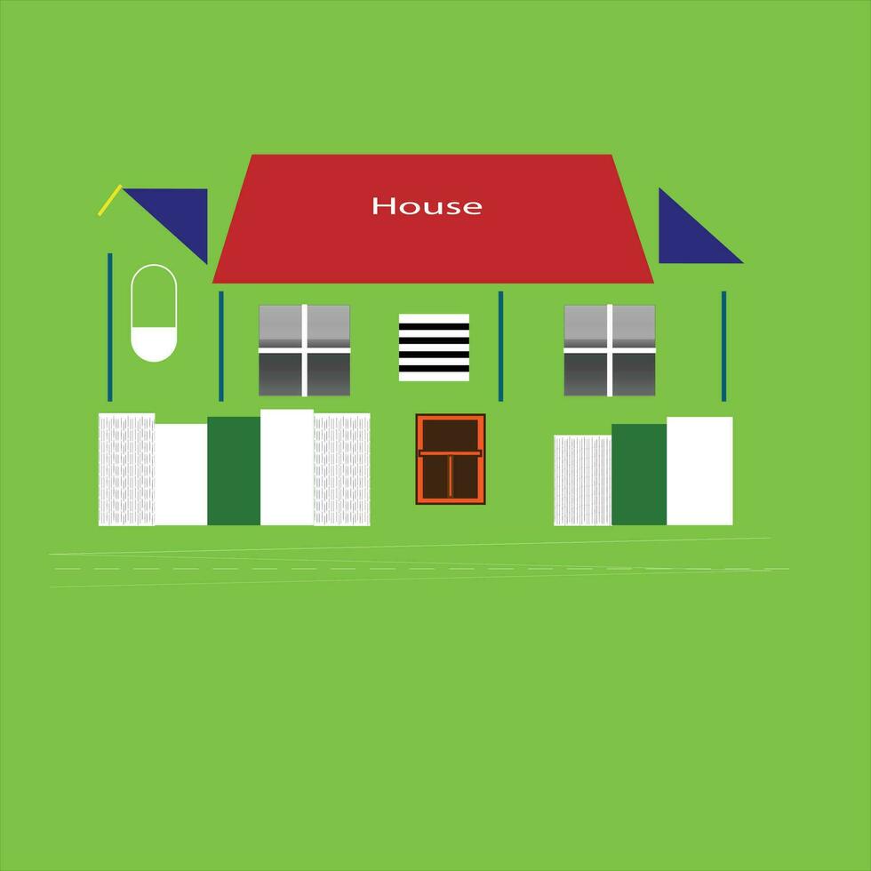 Vector House Illustrator free vector.