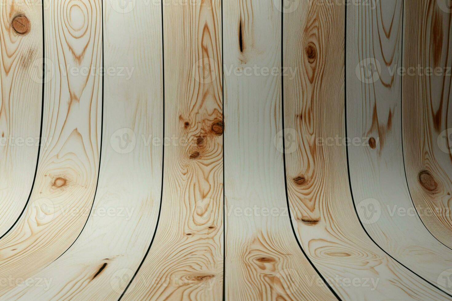 ai generado clásico Satisface moderno en 3d representación de ligero madera textura foto