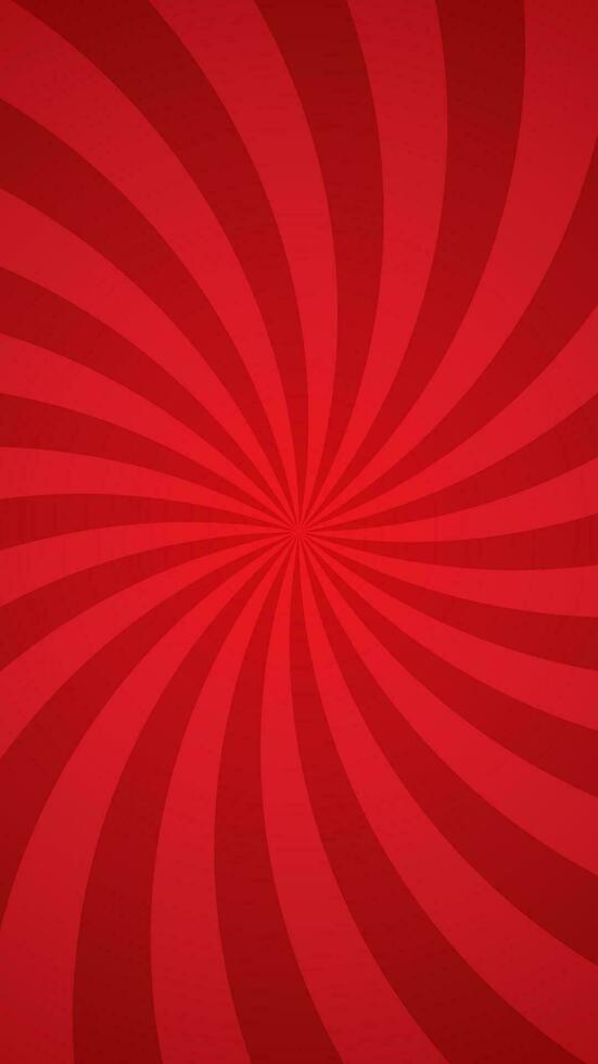 Simple Dark Christmas Red Curved Light Burst Effect Vertical Vector Background