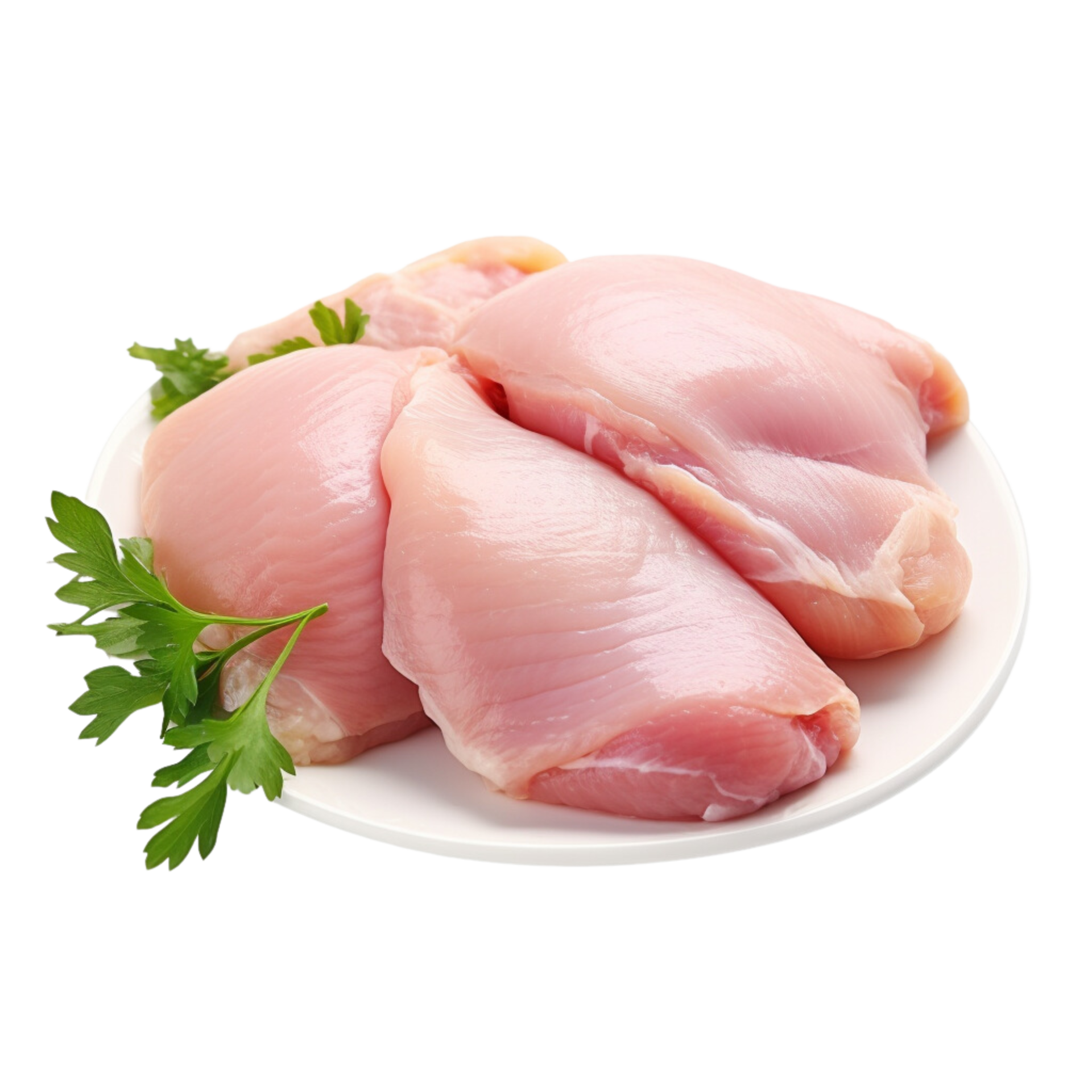 AI generated Whole raw chicken on a transparent background. 36095073 PNG