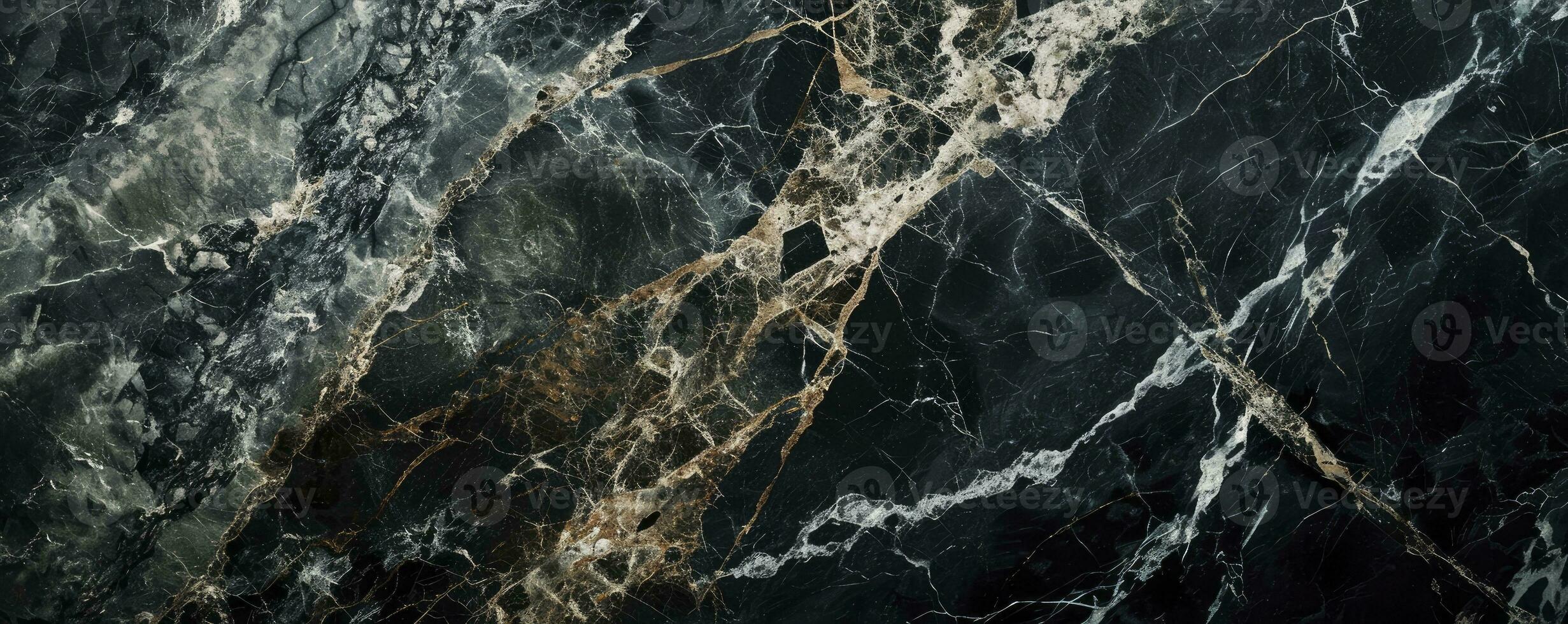 AI generated Dark color marble texture, black marble background. photo