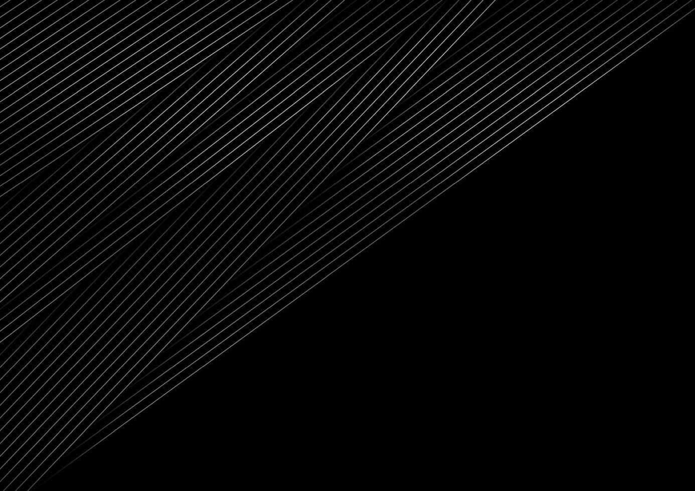 Silver metallic lines abstract corporate background vector