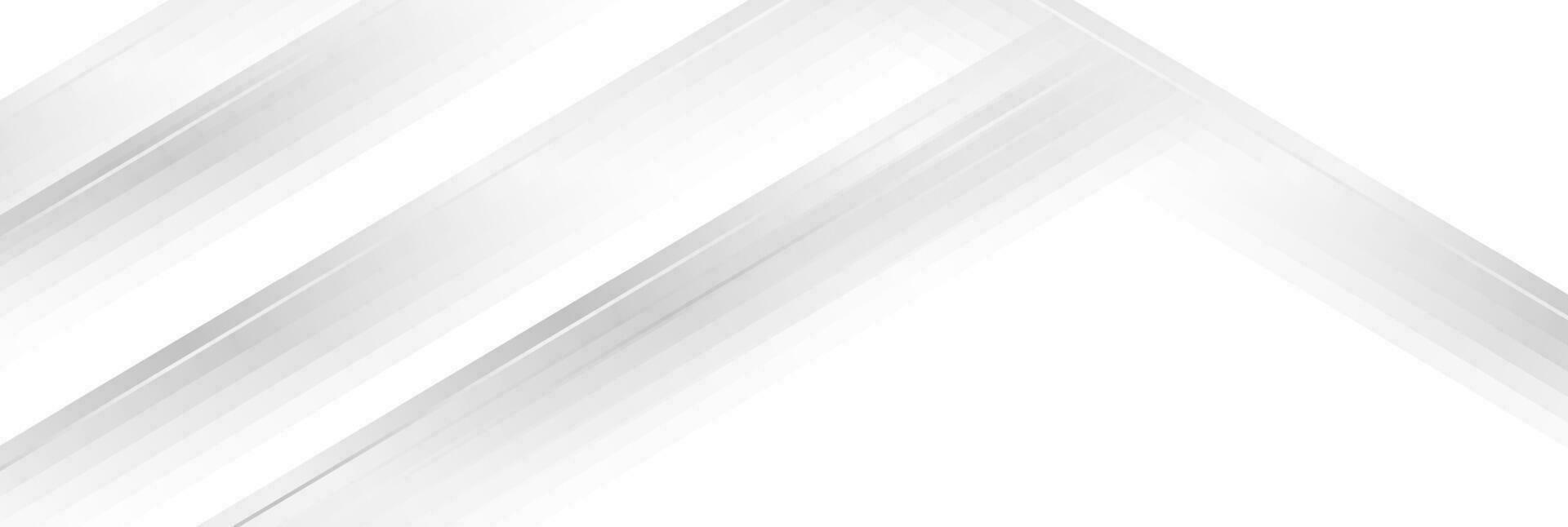 Grey white glossy stripes abstract background vector