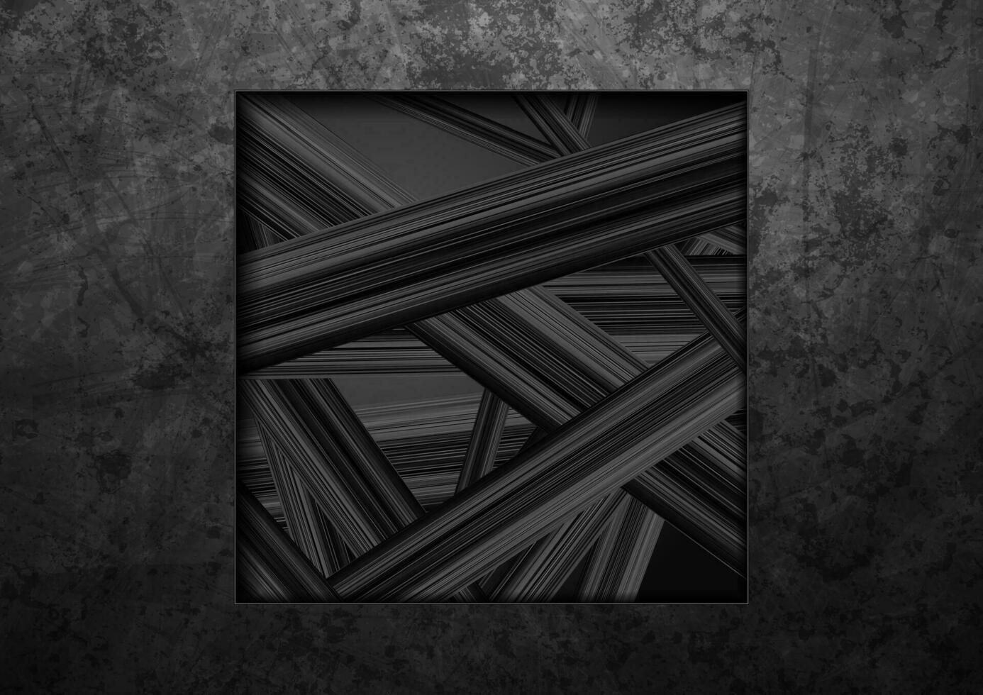 Black technology abstract concept grunge background vector