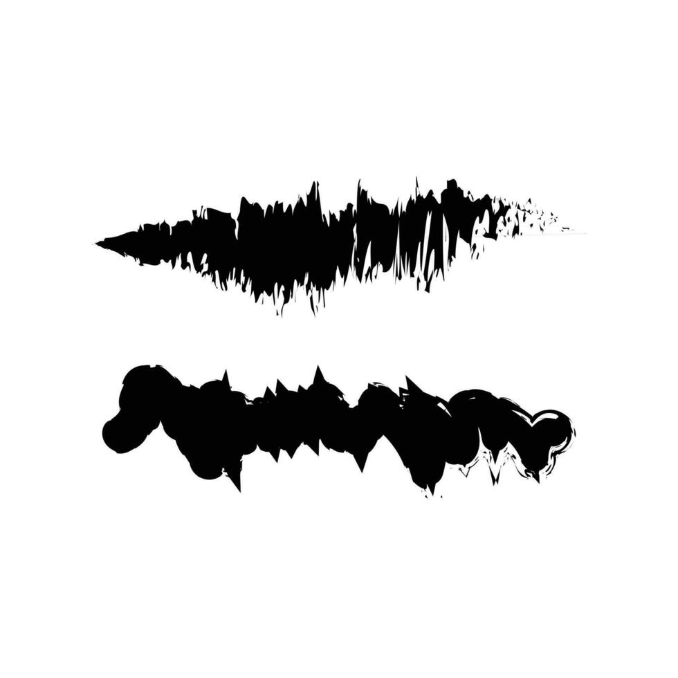 Brush strokes and splashes. Vector black paint, ink brush stroke, brush, line or texture. Dirty artistic design element, box. Grunge hand drawn paint brush