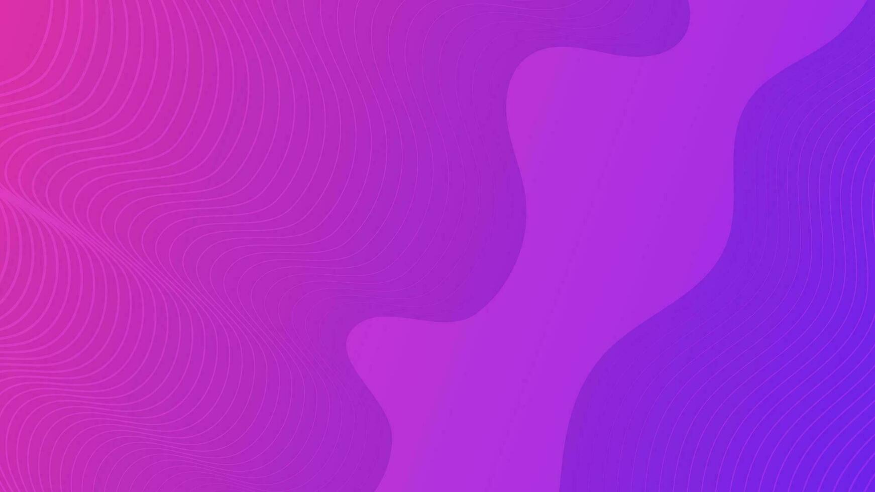 Modern colorful gradient background with wave lines vector