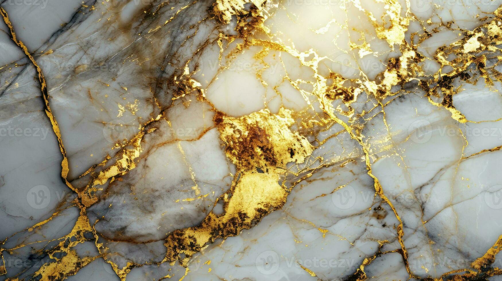 AI generated Gold marble Luxury background texture design photo