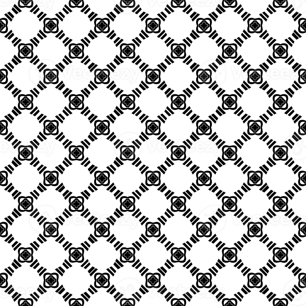 Black seamless abstract pattern. Overlay for background and backdrop. Ornamental design. PNG graphic illustration with transparent background.