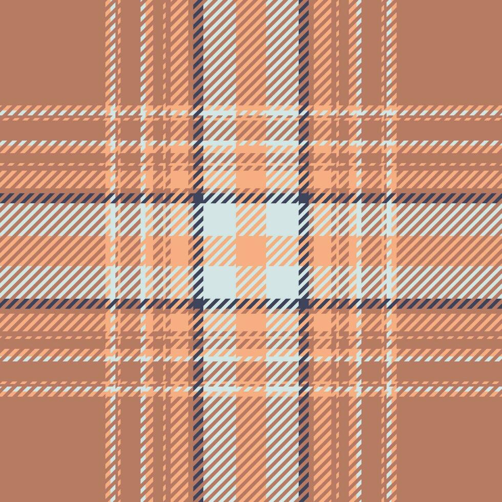 Plaid check pattern. Seamless fabric texture. Tartan textile print. vector