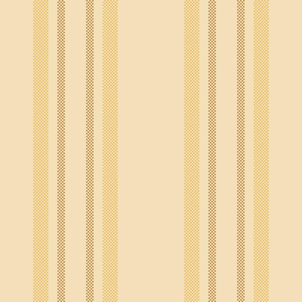 Seamless stripe textile of texture background fabric with a pattern lines vector vertical.