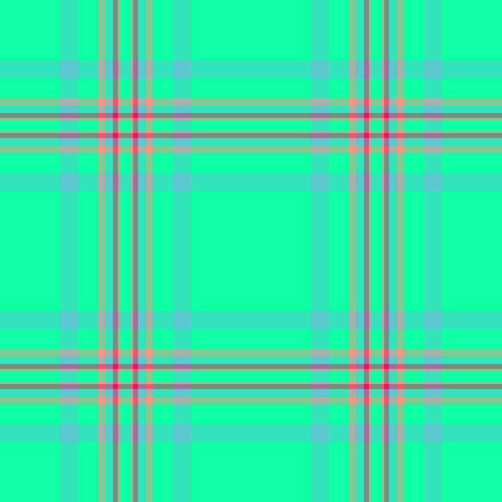 Installing texture pattern background, india plaid fabric tartan. Place check vector textile seamless in teal and bright colors.