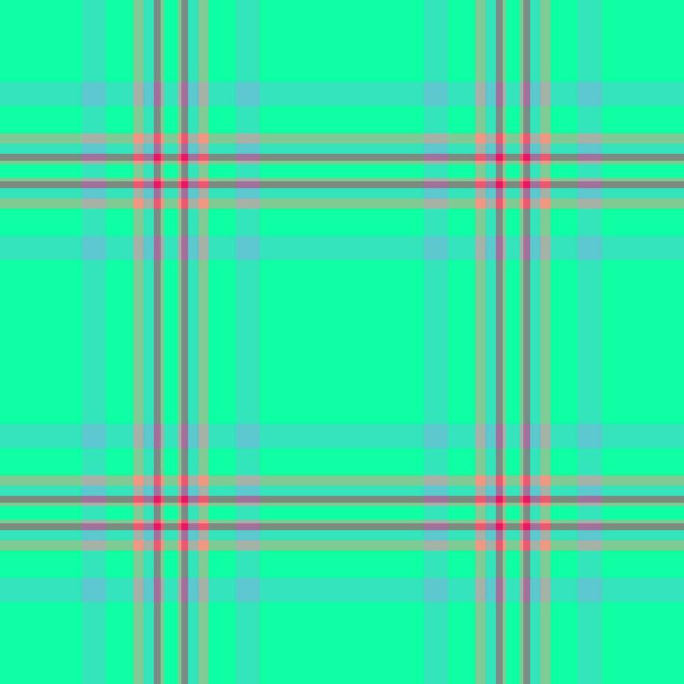 Installing texture pattern background, india plaid fabric tartan. Place check vector textile seamless in teal and bright colors.