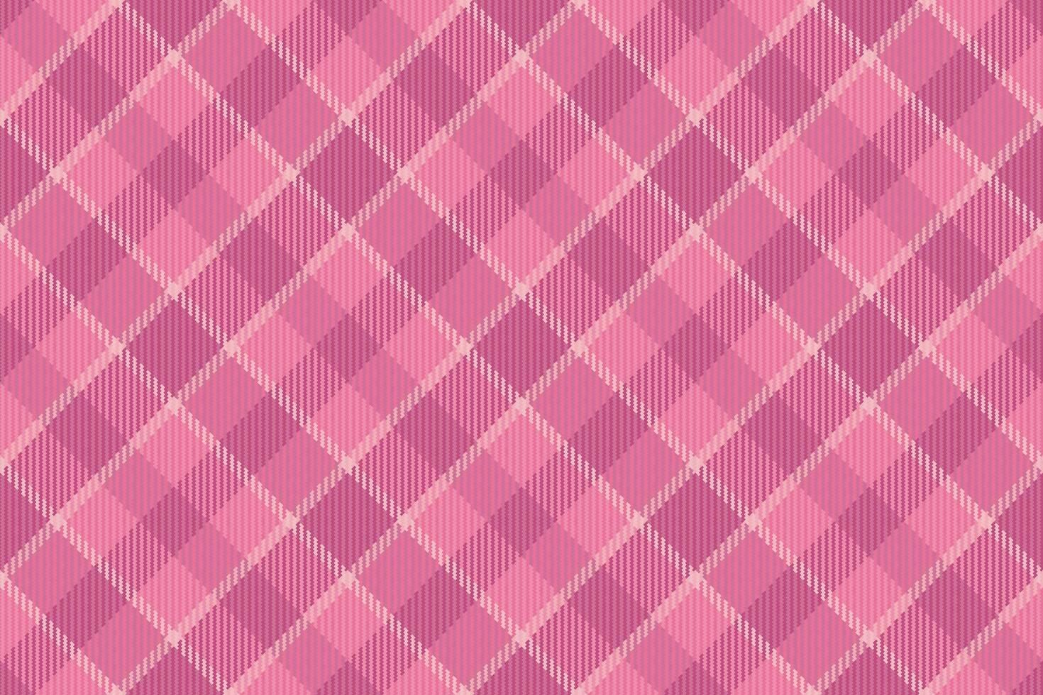 Tartan pattern fabric of seamless texture vector with a check textile background plaid.