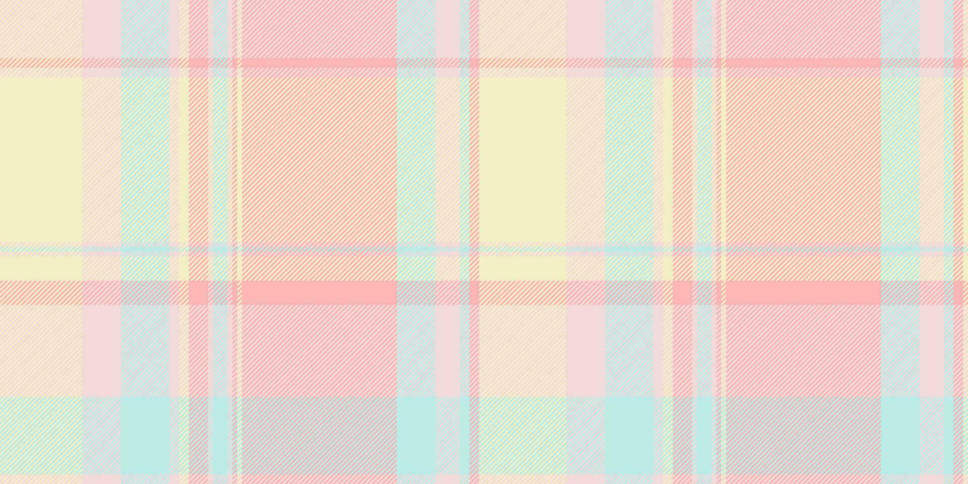 Goose tartan check pattern, decor fabric plaid vector. Xmas background texture seamless textile in light color. vector