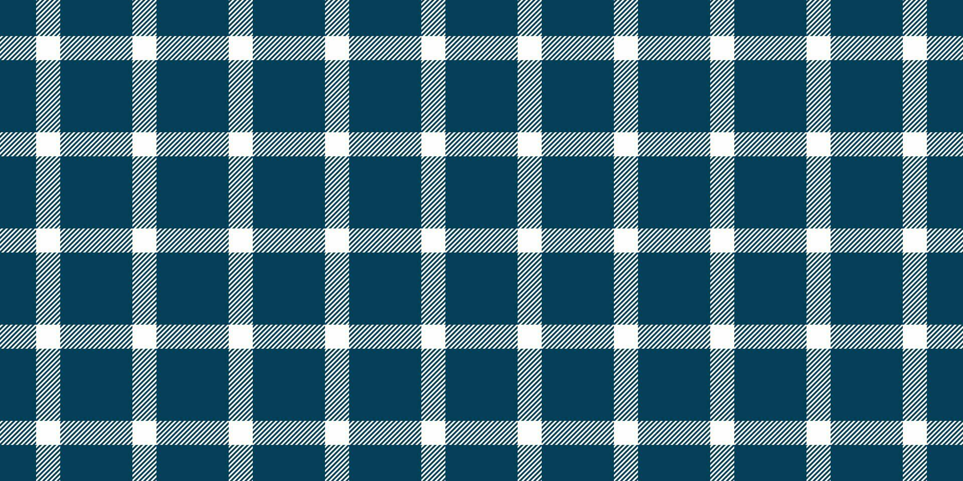 Soft vector pattern seamless, season background check texture. Track plaid fabric textile tartan in cyan and white colors.