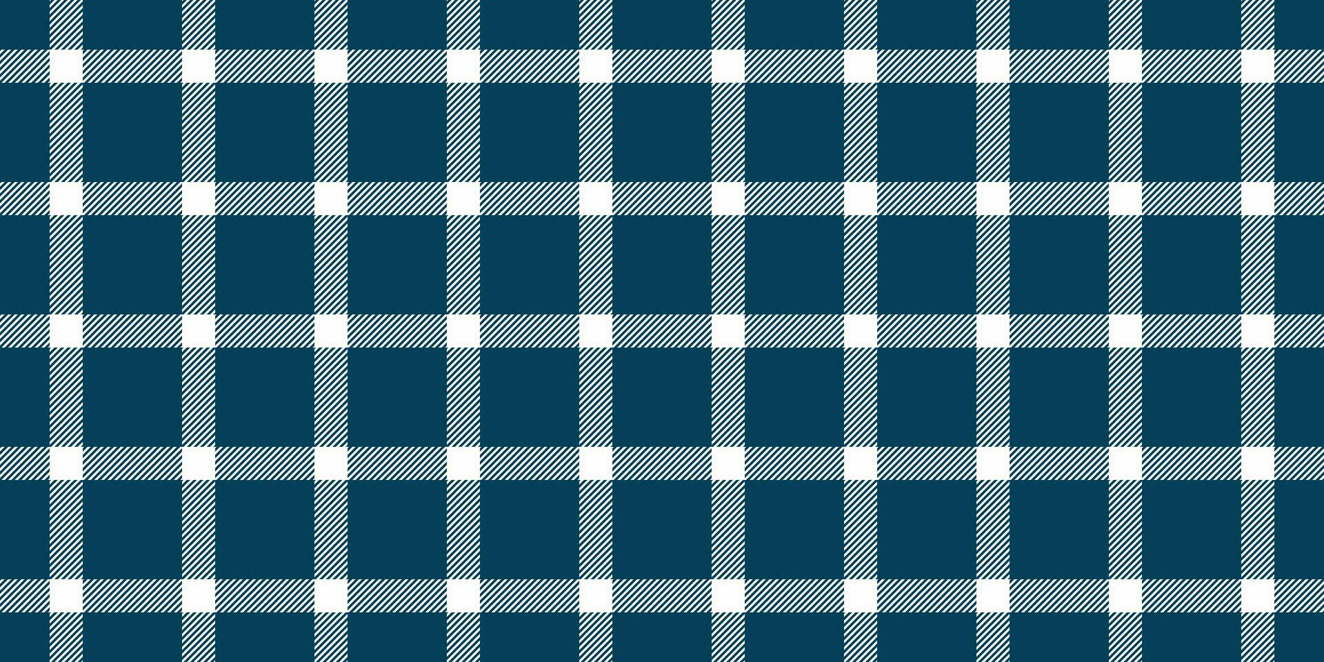 Soft vector pattern seamless, season background check texture. Track plaid fabric textile tartan in cyan and white colors.