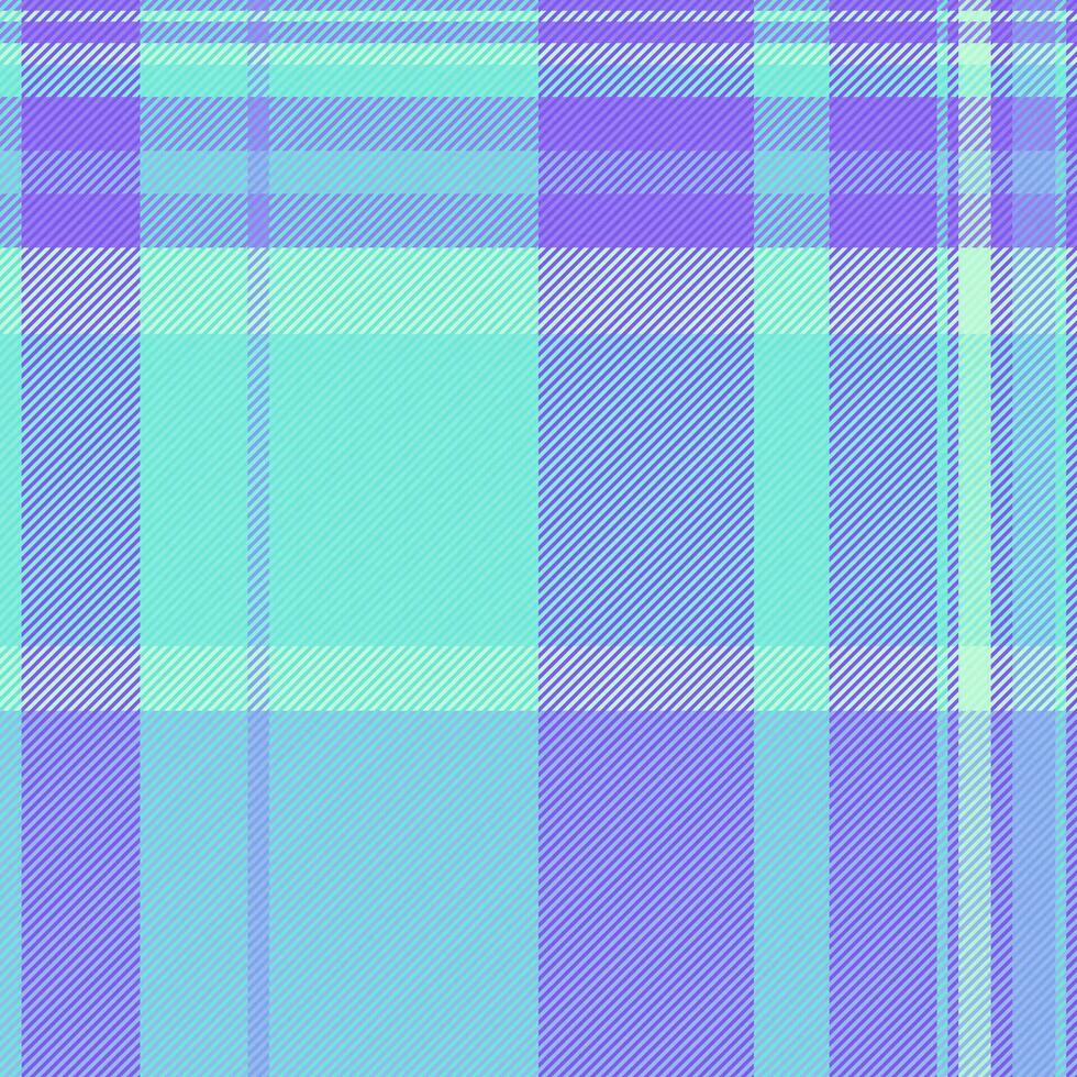 Textile texture background of plaid tartan fabric with a seamless pattern vector check.
