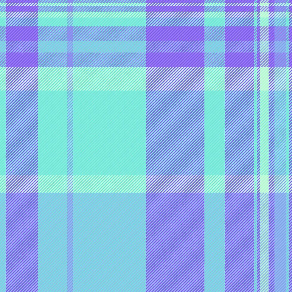 Textile texture background of plaid tartan fabric with a seamless pattern vector check.