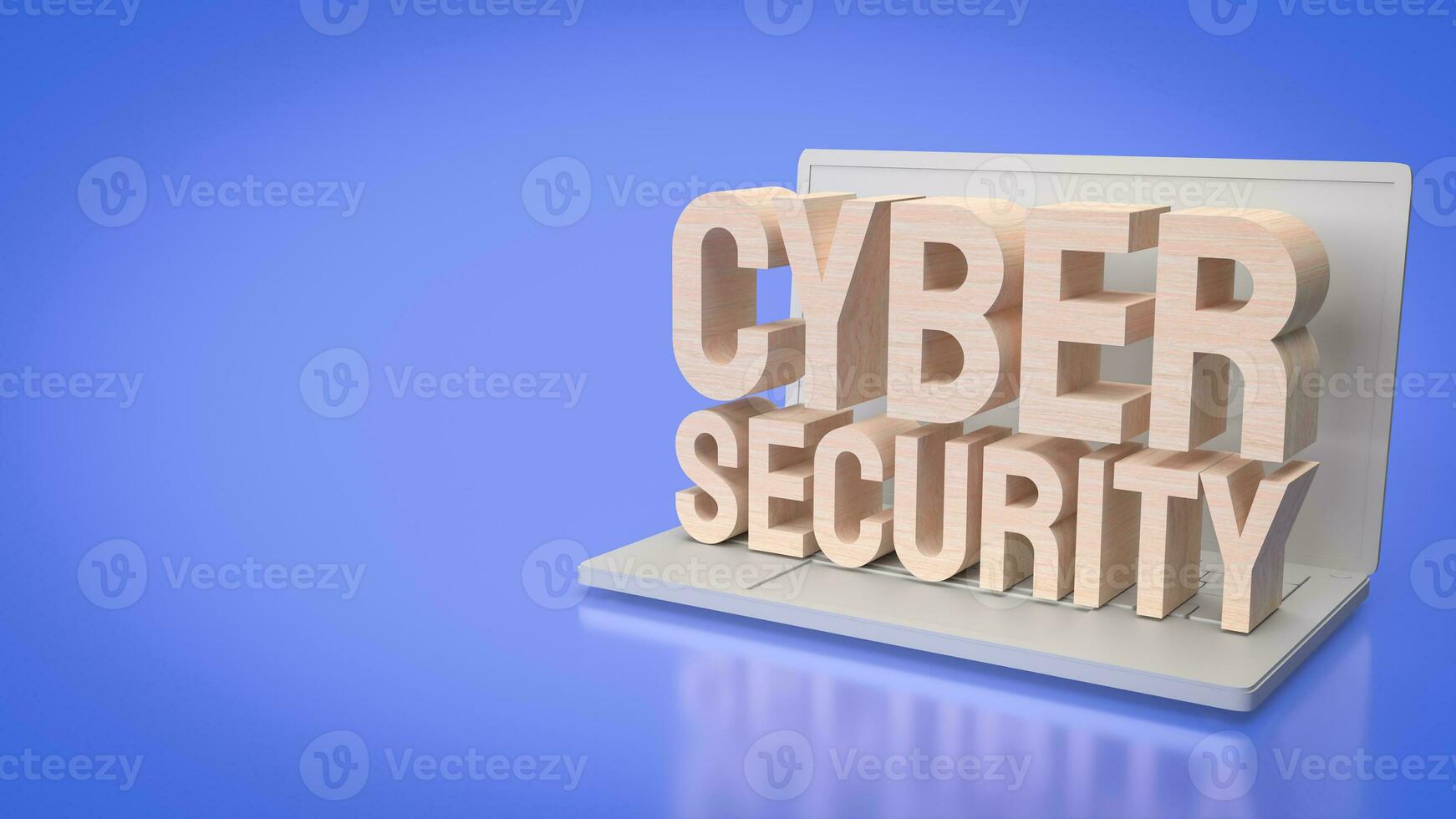 The cyber security for technology and it concept 3d rendering. photo