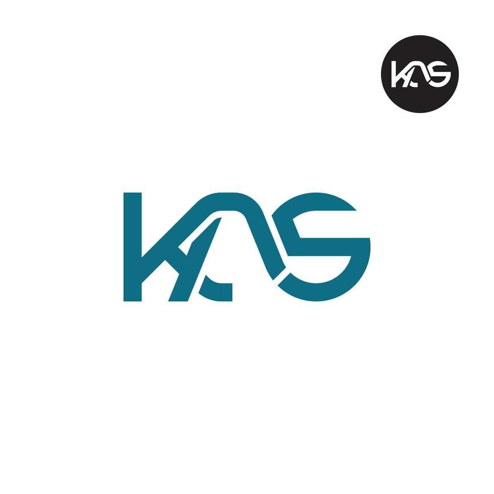 letra ka5 monograma logo diseño vector