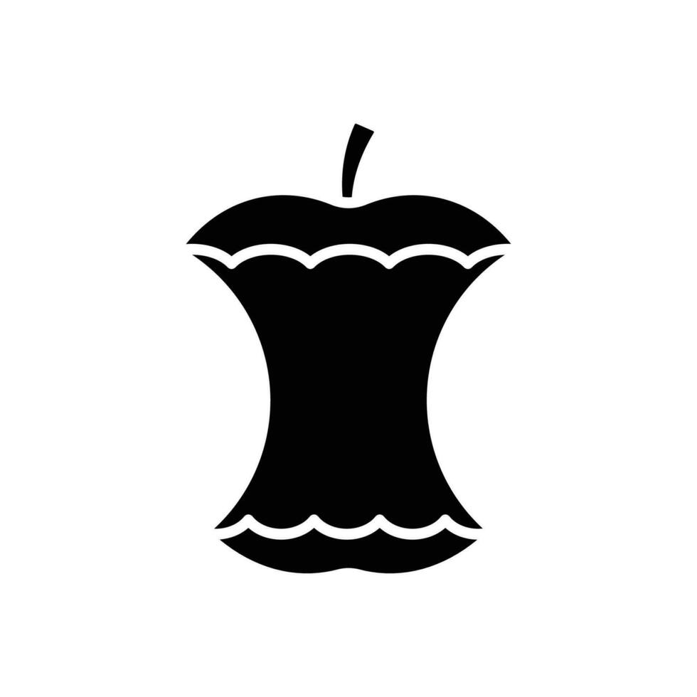 manzana Fruta icono vector diseño modelo sencillo y limpiar