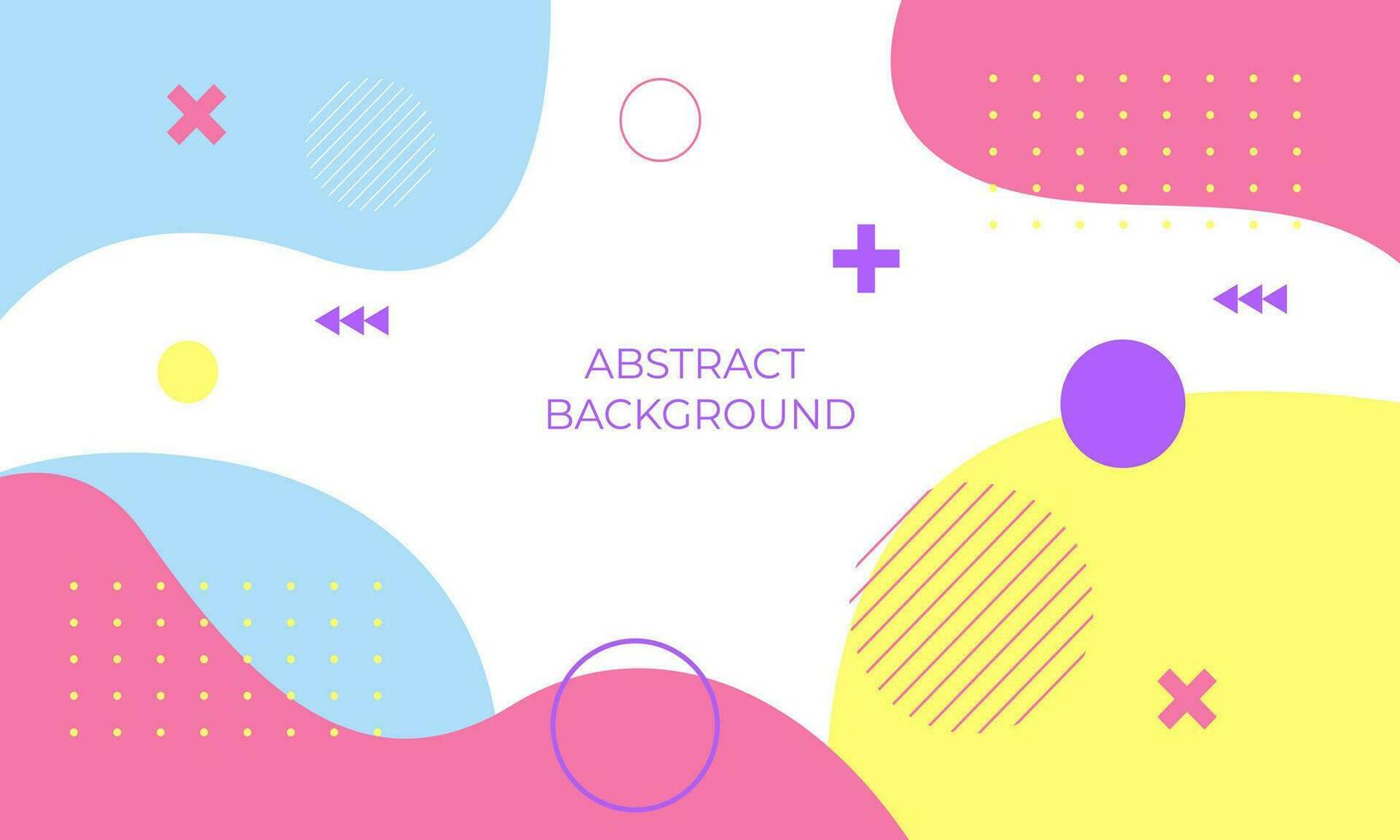 abstract simple hand drawn background vector