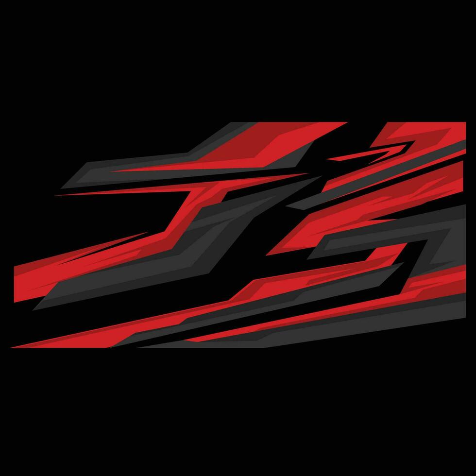 racing car body wrap livery sticker design vector
