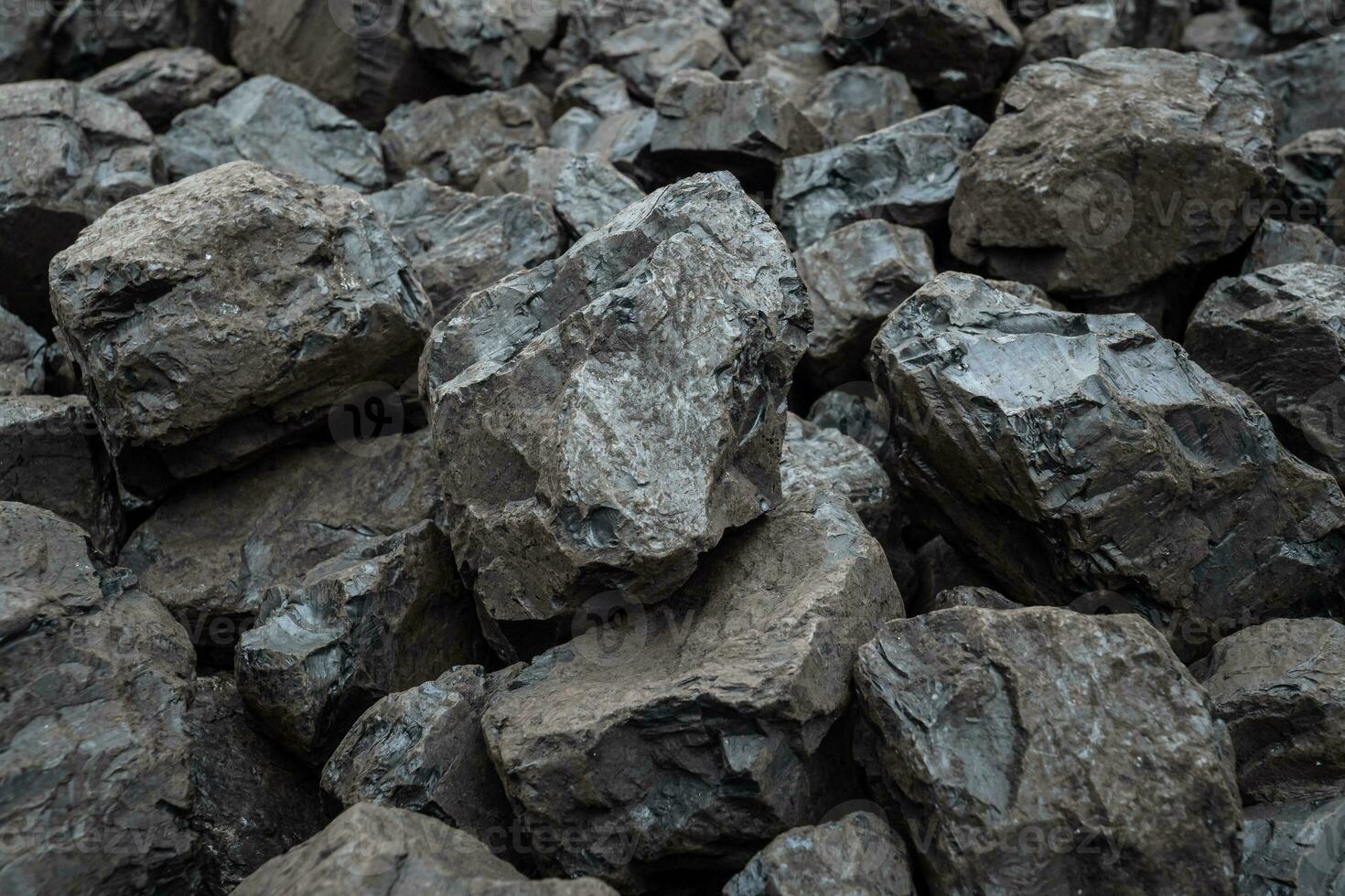 A heap of brown natural coal background photo