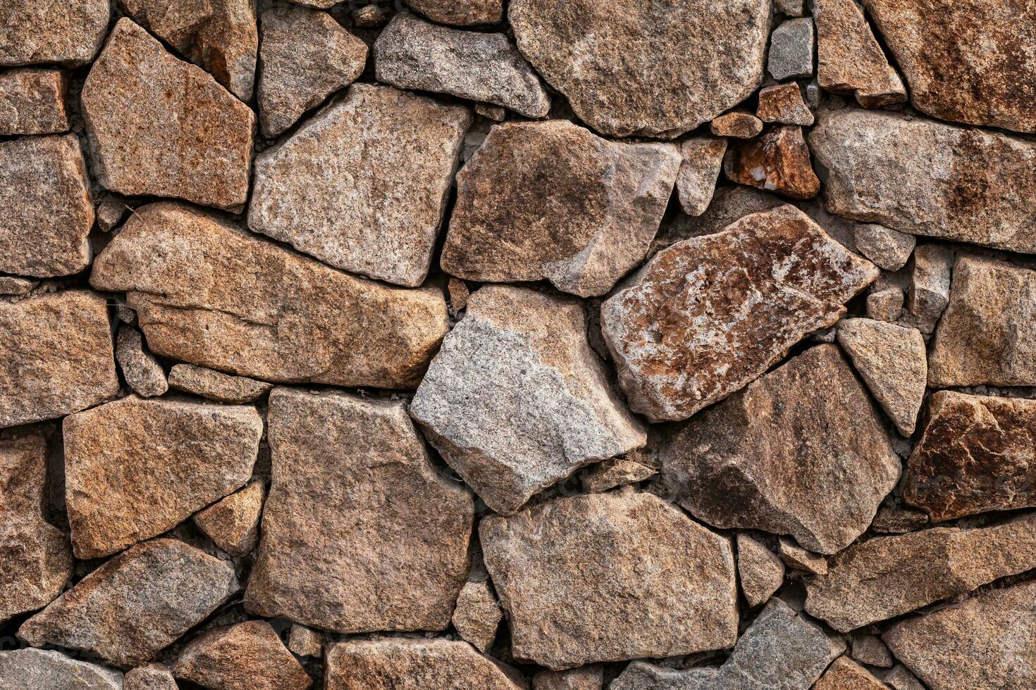 Stone wall. Outdoor background natural stone. photo