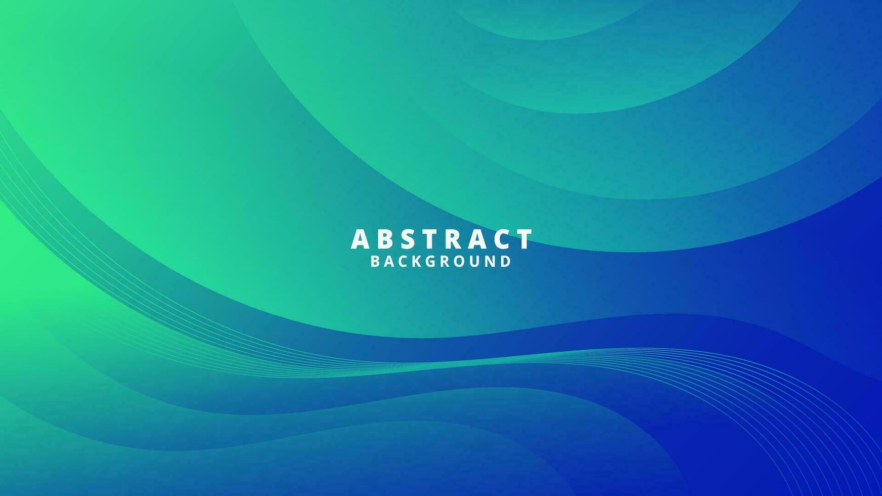 Abstract Green blue Background with Wavy Shapes. flowing and curvy shapes. This asset is suitable for website backgrounds, flyers, posters, and digital art projects. vector