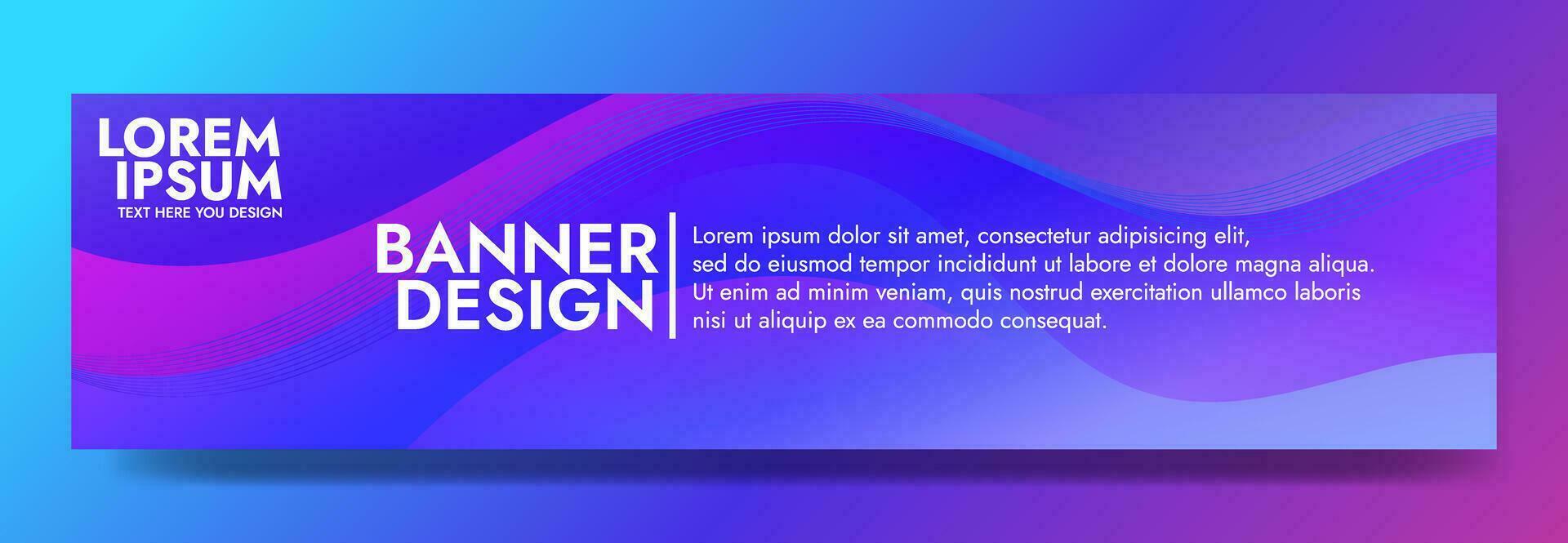 Abstract  purple blue Liquid Banner Template. Modern  background design. gradient color. Dynamic Waves. Fluid shapes composition.  Fit for banners vector