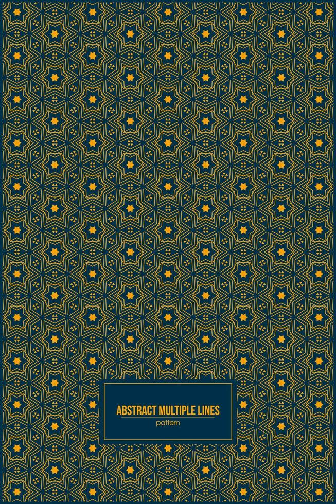 stars and hexagon pattern for interactive background vector