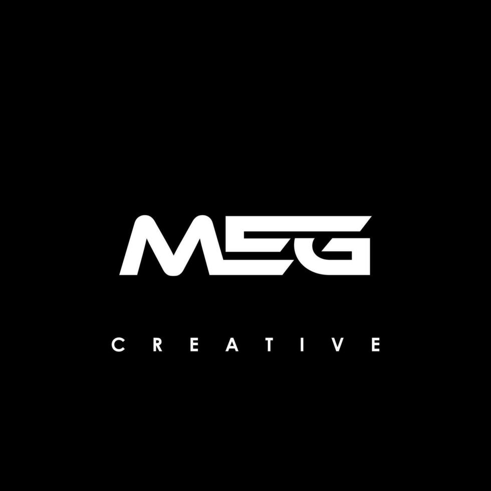 MEG Letter Initial Logo Design Template Vector Illustration