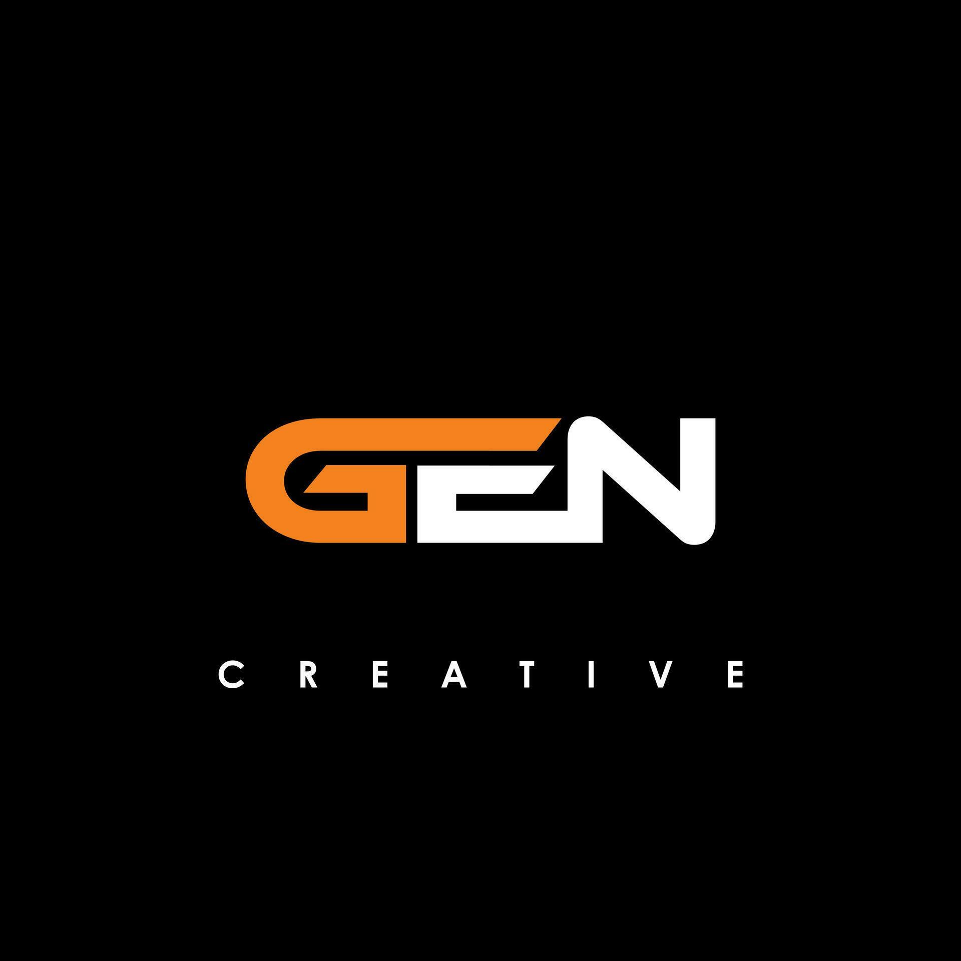 GEN Letter Initial Logo Design Template Vector Illustration 36098953 ...