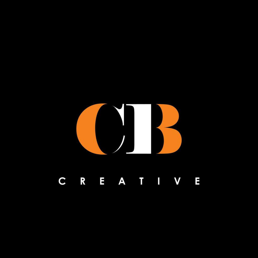 CB Letter Initial Logo Design Template Vector Illustration