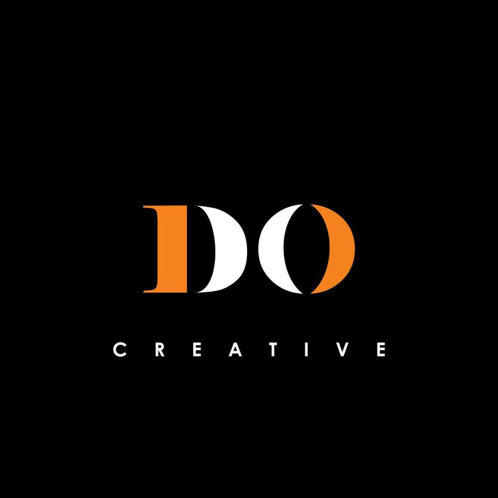 DO Letter Initial Logo Design Template Vector Illustration