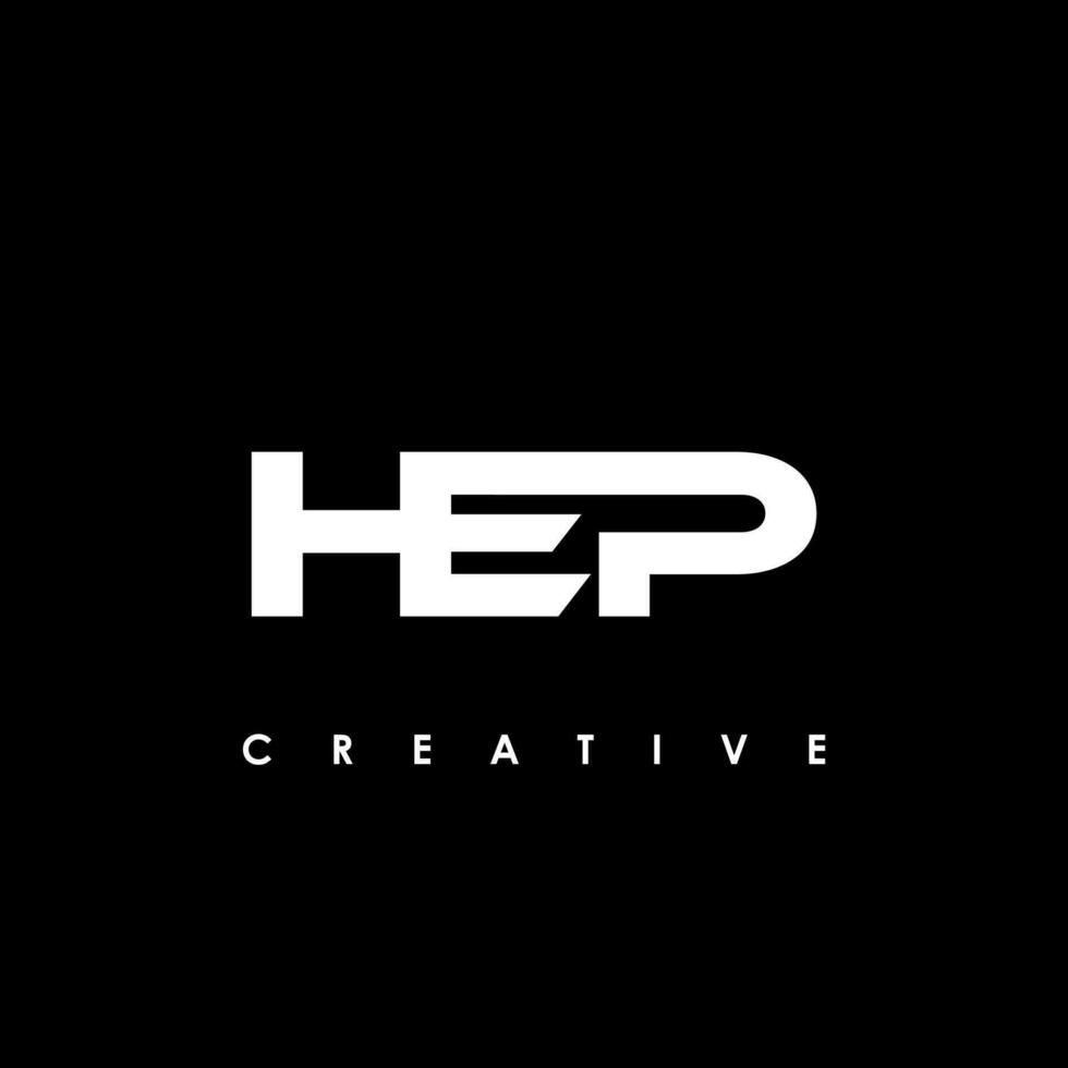 HEP Letter Initial Logo Design Template Vector Illustration