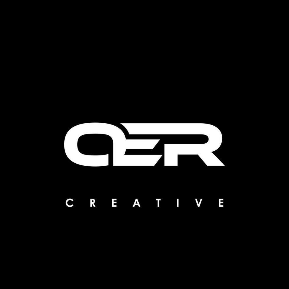 OER Letter Initial Logo Design Template Vector Illustration