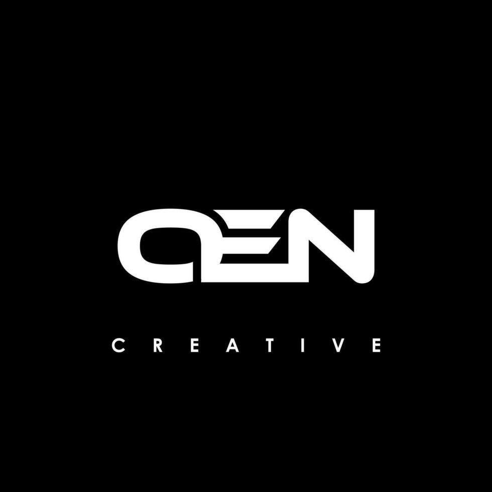 OEN Letter Initial Logo Design Template Vector Illustration