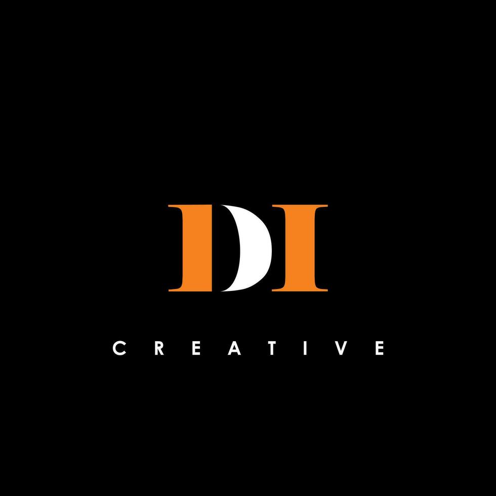 DI Letter Initial Logo Design Template Vector Illustration