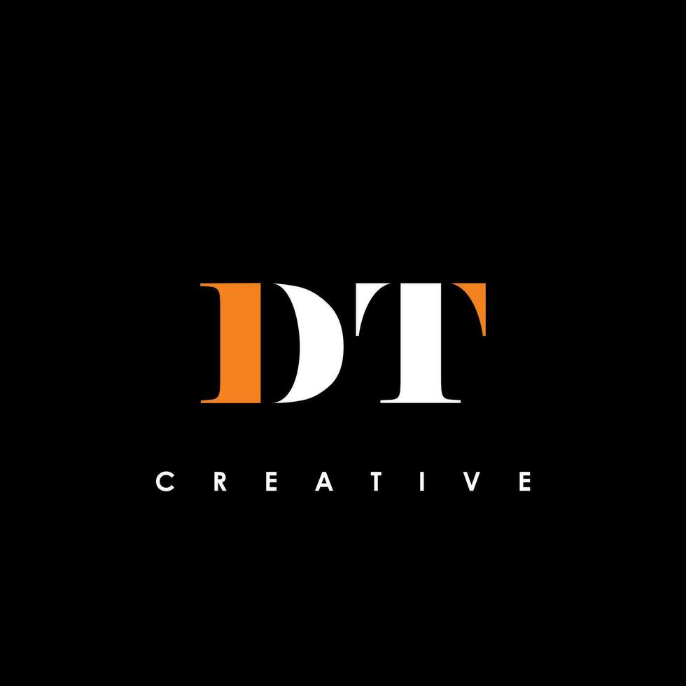 DT Letter Initial Logo Design Template Vector Illustration