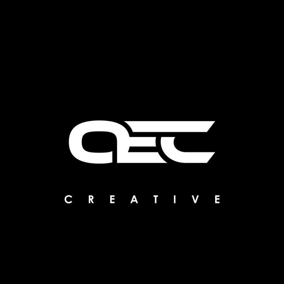 OEC Letter Initial Logo Design Template Vector Illustration