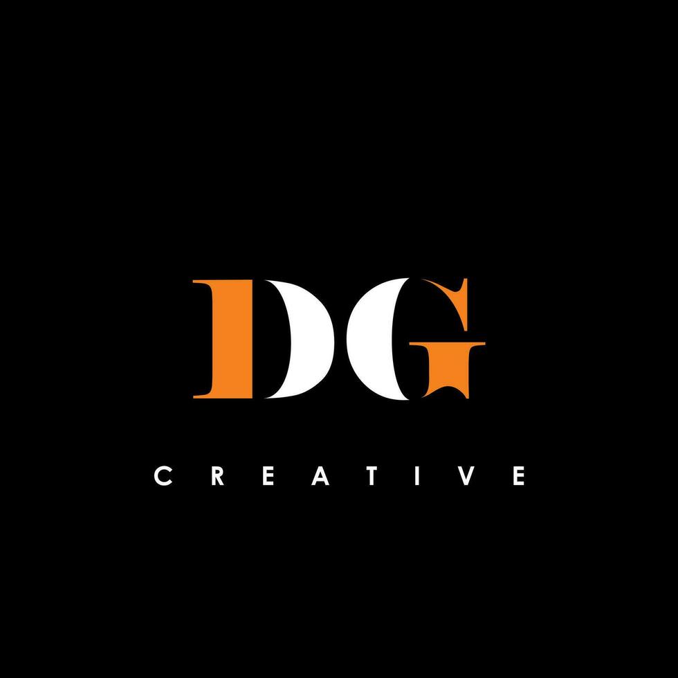 DG Letter Initial Logo Design Template Vector Illustration
