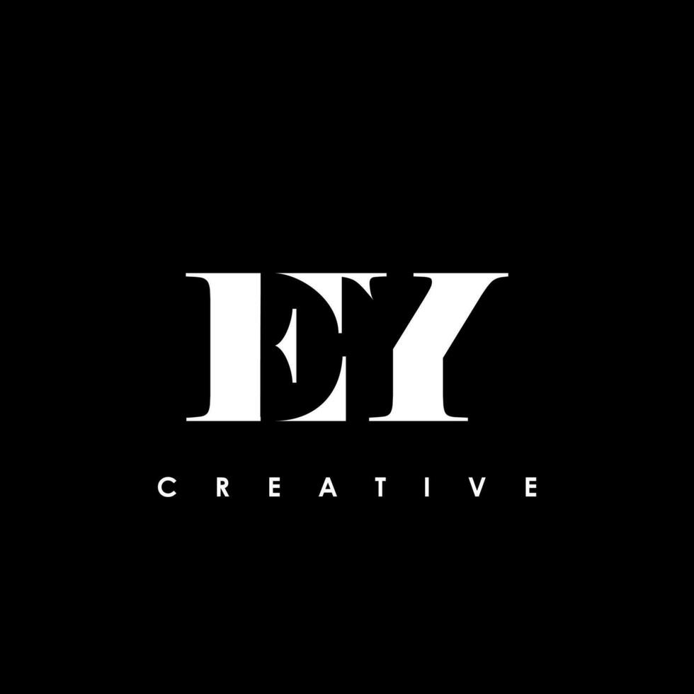 EY Letter Initial Logo Design Template Vector Illustration