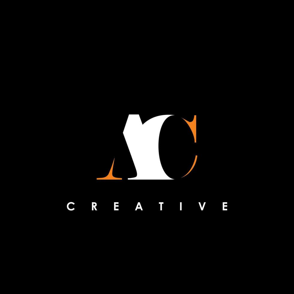 AC Letter Initial Logo Design Template Vector Illustration