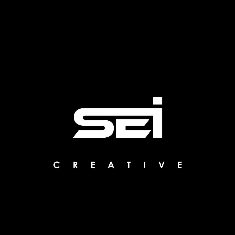 SEI Letter Initial Logo Design Template Vector Illustration
