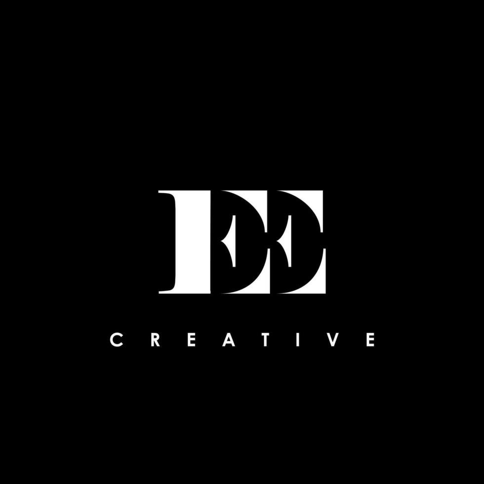 EE Letter Initial Logo Design Template Vector Illustration