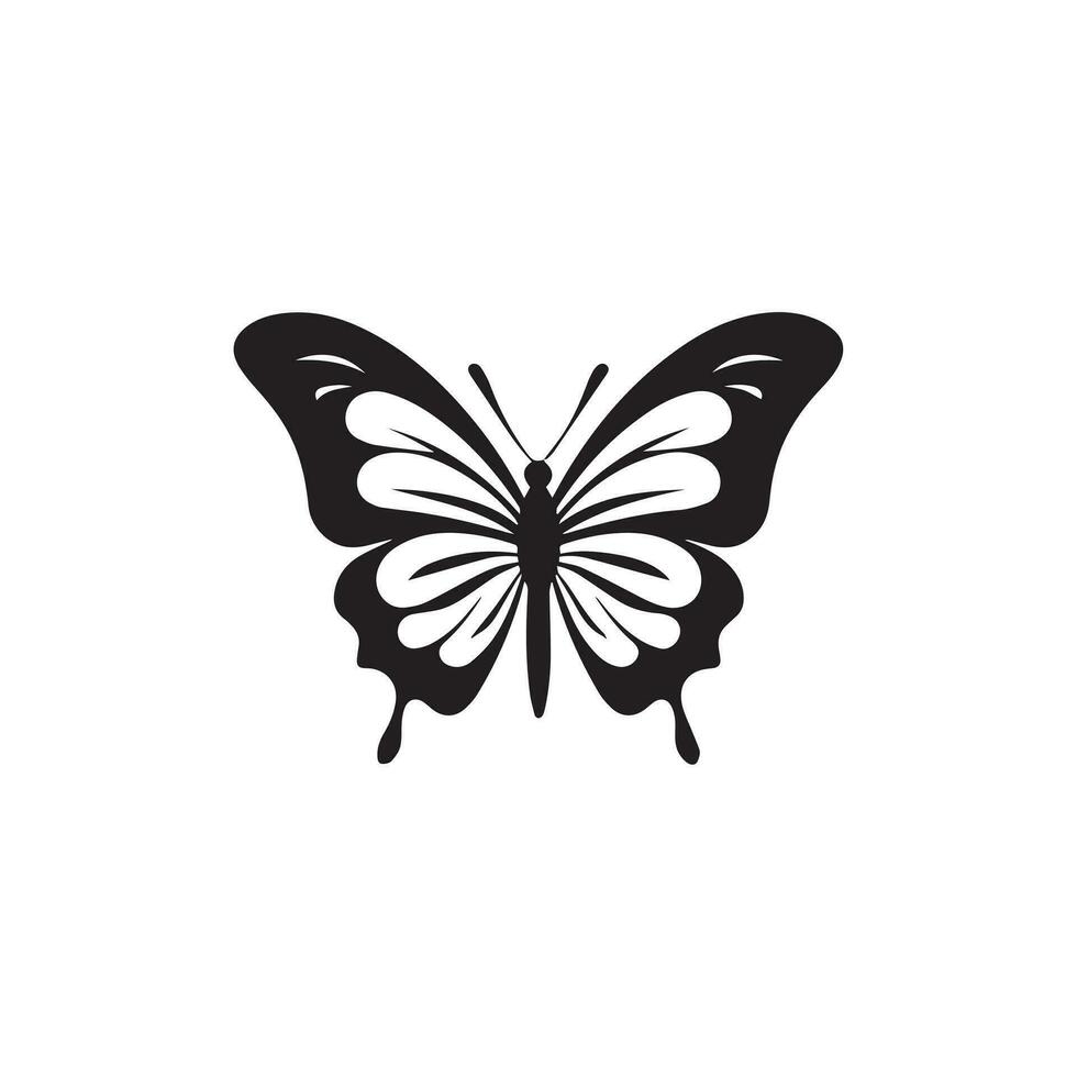 Butterfly icon vector illustration. template design.