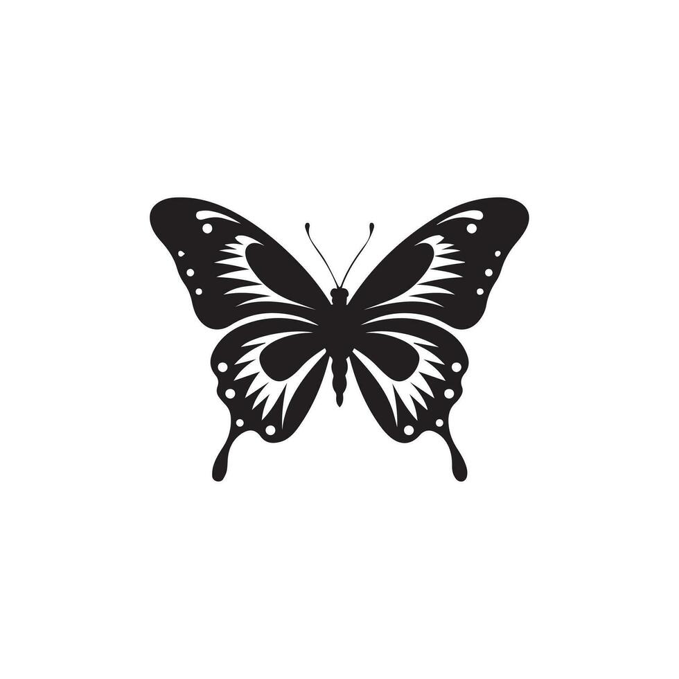 Butterfly icon vector illustration. template design.