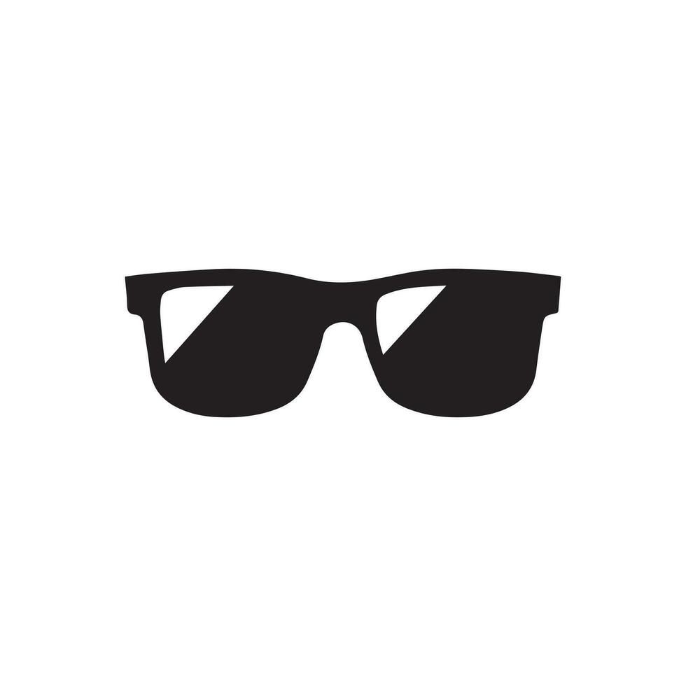 Sunglasses Icon Isolated on White Background. Vector Illustration.